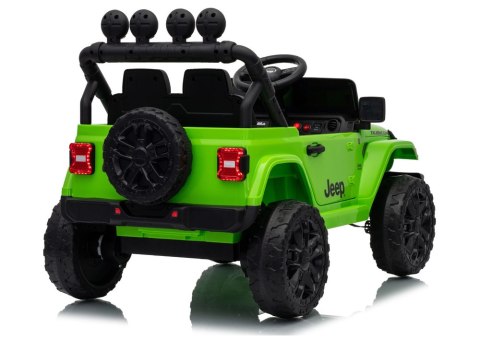 LEAN CARS Pojazd Na Akumulator Jeep Rubicon DK-JWR558 24V Zielony