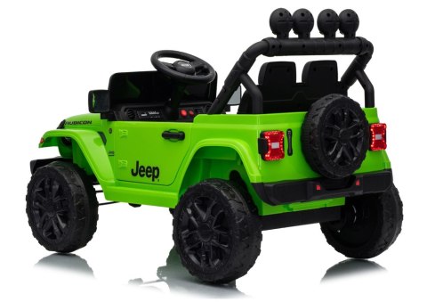 LEAN CARS Pojazd Na Akumulator Jeep Rubicon DK-JWR558 24V Zielony