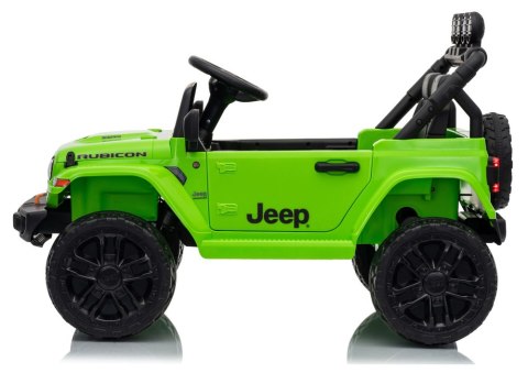 LEAN CARS Pojazd Na Akumulator Jeep Rubicon DK-JWR558 24V Zielony