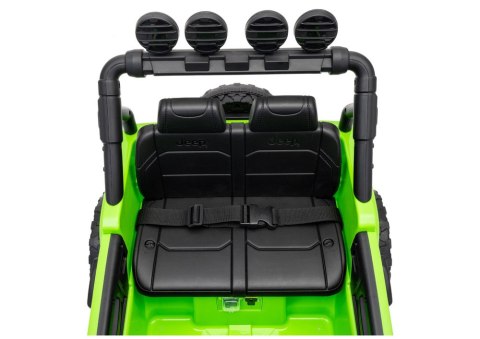 LEAN CARS Pojazd Na Akumulator Jeep Rubicon DK-JWR558 24V Zielony
