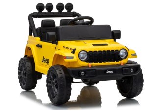 LEAN CARS Pojazd Na Akumulator Jeep Rubicon DK-JWR558 24V Żółty