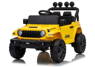 LEAN CARS Pojazd Na Akumulator Jeep Rubicon DK-JWR558 24V Żółty