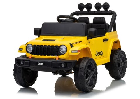 LEAN CARS Pojazd Na Akumulator Jeep Rubicon DK-JWR558 24V Żółty
