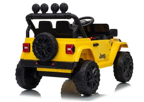 LEAN CARS Pojazd Na Akumulator Jeep Rubicon DK-JWR558 24V Żółty