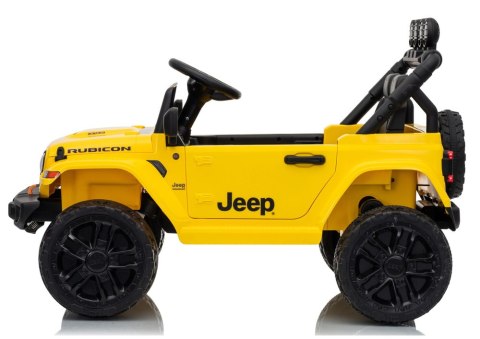 LEAN CARS Pojazd Na Akumulator Jeep Rubicon DK-JWR558 24V Żółty