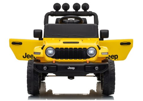 LEAN CARS Pojazd Na Akumulator Jeep Rubicon DK-JWR558 24V Żółty