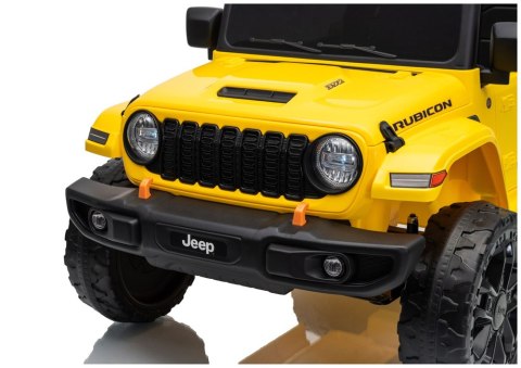 LEAN CARS Pojazd Na Akumulator Jeep Rubicon DK-JWR558 24V Żółty