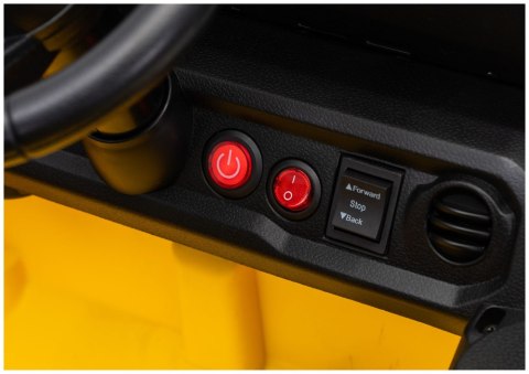 LEAN CARS Pojazd Na Akumulator Jeep Rubicon DK-JWR558 24V Żółty