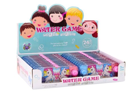 LEAN TOYS Gra Wodna Konsola Zręcznościowa Różowa Jednorożec Pad Kółeczka