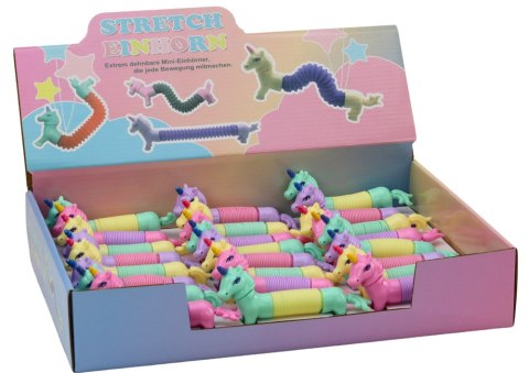 LEAN TOYS Jednorożec Do Rozciągania Antystresowy Pop Tube MIX