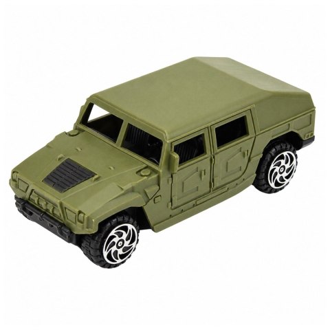 LEAN TOYS Zestaw Wojskowy Militarny Żołnierzyki Helikopter Pojazdy Baza 58 el.