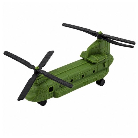 LEAN TOYS Zestaw Wojskowy Militarny Żołnierzyki Helikopter Pojazdy Baza 58 el.