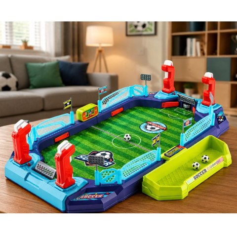 LEAN Toys Gra Zręcznościowa Piłka Nożna Hockey 2W1 Stołowa Dla 2 Graczy Licznik