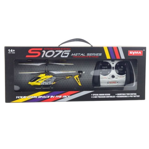 LEAN Toys Helikopter Zdalnie Sterowany RC Żyroskop Syma S107G Żółty