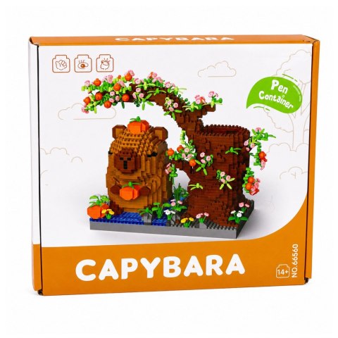 LEAN Toys Klocki Konstrukcyjne Kapibara Drzewko Organizer Na Długopisy 1800 el.