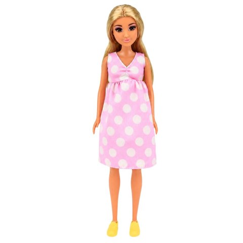 LEAN Toys Lalki Anlily W Ciąży Rodzina Niemowlak Dziecko Wózek Akcesoria