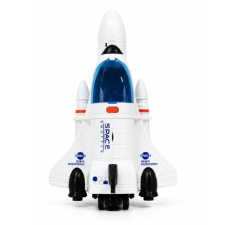 LEAN Toys Prom Kosmiczny Wahadłowiec Figurka Kosmonauty Światła Dźwięki Efekt Dymny