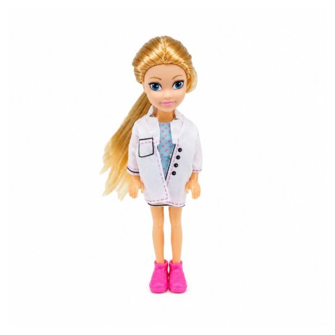 LEAN Toys Rozkładany Ambulans Dla Lalek Szpital Mini Laleczka Akcesoria 11 el.