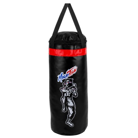 LEAN Toys Worek Bokserski Dla Dzieci Zestaw Do Ćwiczeń Rękawice MUAY THAI 40x14cm S
