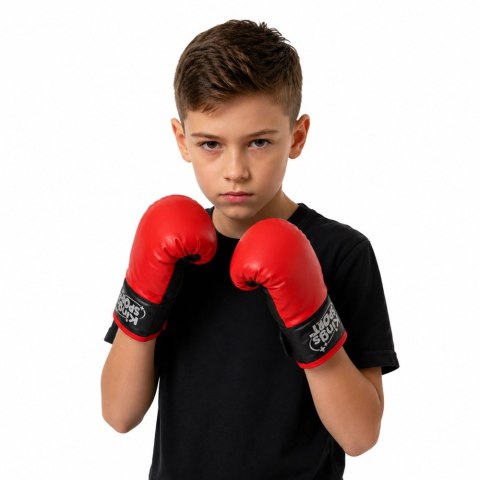 LEAN Toys Worek Bokserski Dla Dzieci Zestaw Do Ćwiczeń Rękawice MUAY THAI 55x17cm M