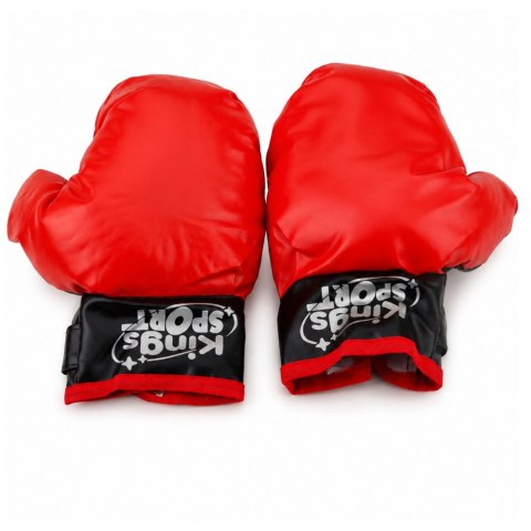 LEAN Toys Worek Bokserski Dla Dzieci Zestaw Do Ćwiczeń Rękawice MUAY THAI 55x17cm M
