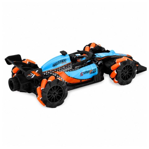 LEAN Toys Wyścigówka Zdalnie Sterowana Samochód RC Obrót 360° 4WD Światła 1:14