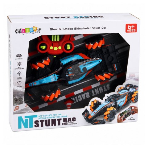 LEAN Toys Wyścigówka Zdalnie Sterowana Samochód RC Obrót 360° 4WD Światła 1:14
