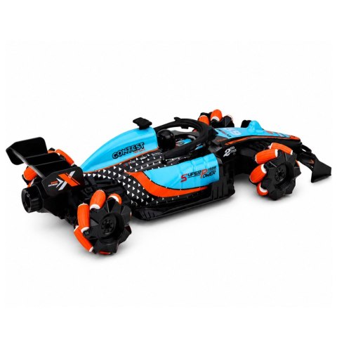 LEAN Toys Wyścigówka Zdalnie Sterowana Samochód RC Obrót 360° 4WD Światła Dym 1:10