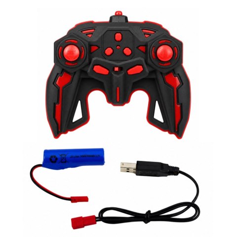LEAN Toys Wyścigówka Zdalnie Sterowana Samochód RC Obrót 360° 4WD Światła Dym 1:10