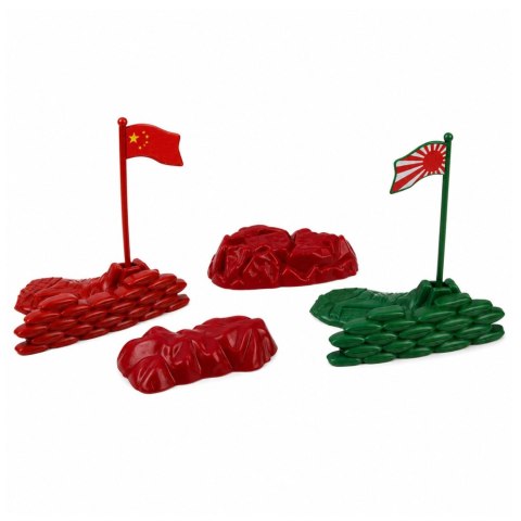 LEAN Toys Zestaw Militarny Żołnierzyki Pojazdy Baza Wojskowa Wieża Figurki 46 el.