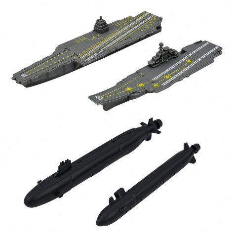 LEAN Toys Zestaw Wojskowy Militarny Żołnierzyki Pojazdy Statki Myśliwce Baza 54 el.