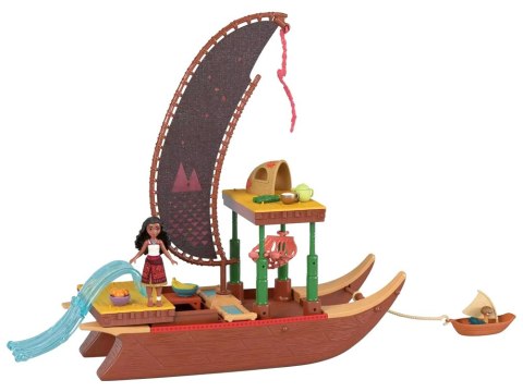 Mattel Mattel Disney Lalka Vaiana z "Moana 2" Zestaw łódka + akcesoria ZA6702