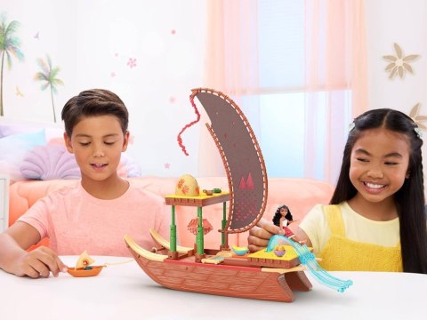 Mattel Mattel Disney Lalka Vaiana z "Moana 2" Zestaw łódka + akcesoria ZA6702