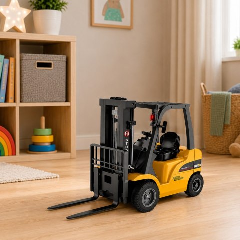 HUINA Duży Wózek Widłowy Zdalnie Sterowany RC Paleta Chwytak Huina 1577 1:14