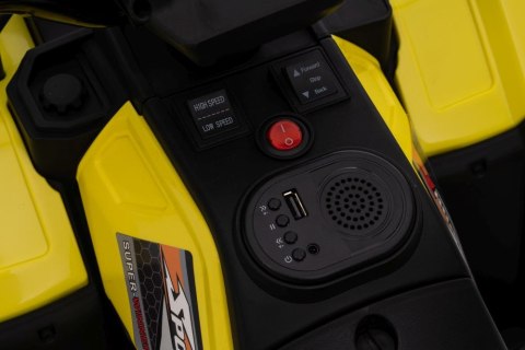 LEAN CARS Quad Na Akumulator JC915 Żółty