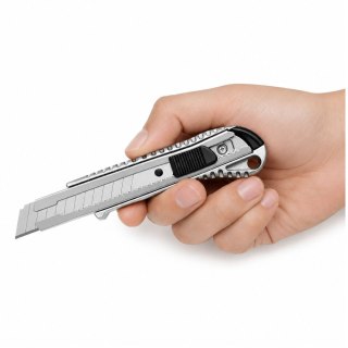 LEAN Nóż Segmentowy Aluminiowy Wysuwany Z Blokadą Łamane Ostrze 18 mm
