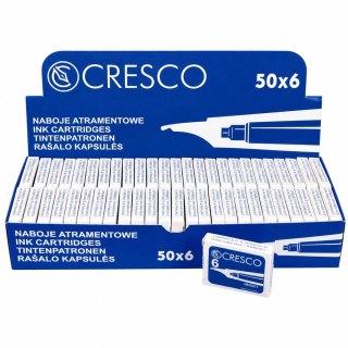 LEAN School Naboje do pióra atramentowe niebieskie 6 sztuk Cresco SADPEX