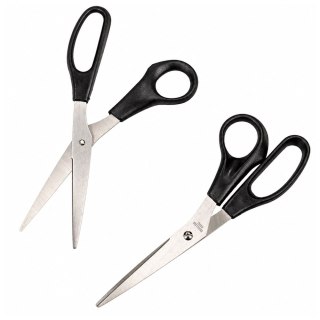 LEAN School Nożyczki biurowe TAURUS czarne 21cm