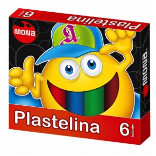 LEAN School Plastelina szkolna 6 kolorów MONA