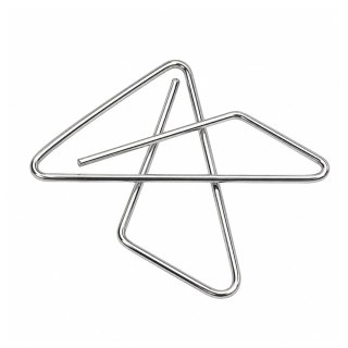LEAN Spinacze Krzyżowe Motyle Metalowe Do Dokumentów Biurowe 64 mm 12 szt.