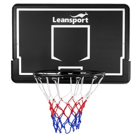 LEAN Sport Kosz Do Koszykówki Do Powieszenia Tablica Kosz Ogród Czarny 90 cm