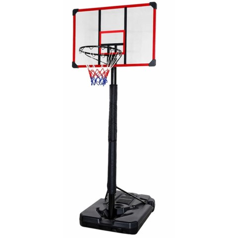 LEAN Sport Kosz do Koszykówki Mobilny Regulowany Stojak 200-305cm