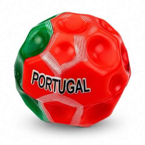LEAN TOYS Piłeczka Piankowa z Wgłębieniami Do Odbijania Antystresowa Flaga 7cm