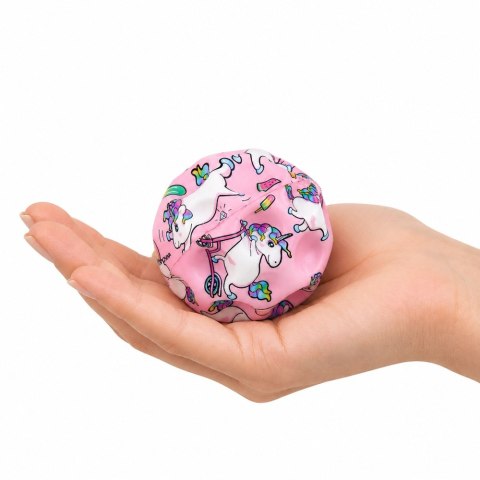 LEAN TOYS Piłeczka Piankowa z Wgłębieniami Do Odbijania Antystresowa Jednorożce 7cm