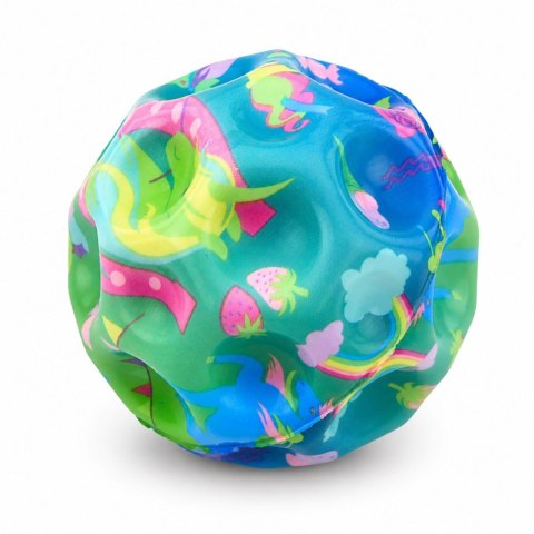 LEAN TOYS Piłeczka Piankowa z Wgłębieniami Do Odbijania Antystresowa Jednorożce 7cm