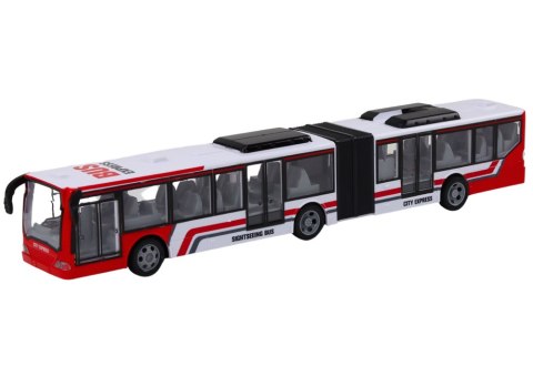 LEAN Toys Autobus Miejski Zdalnie Sterowany RC Czerwono-Biały