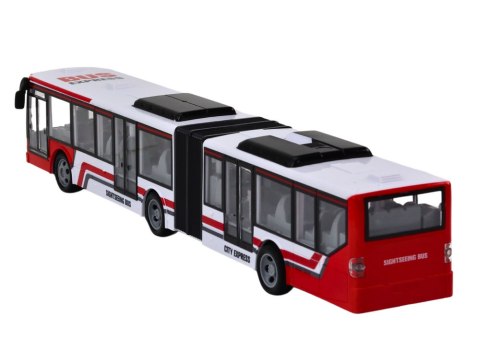 LEAN Toys Autobus Miejski Zdalnie Sterowany RC Czerwono-Biały