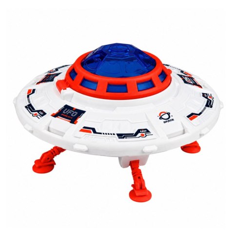 LEAN Toys Duży Zestaw Kosmiczny Ufo Rakiety Łazik Pojazdy Statek Kosmita Space 8 el.