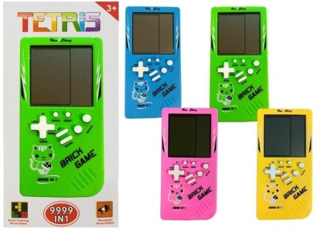 LEAN Toys Gra Elektroniczna Tetris Brick Game Niebieska