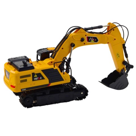 LEAN Toys Koparka Gąsienicowa Zdalnie Sterowana RC Dźwięki 9CH 2.4G